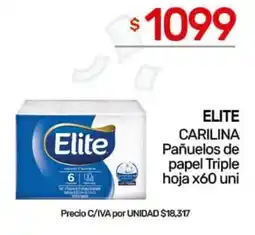 Nini Mayorista Elite carilina pañuelos de papel triple hoja oferta