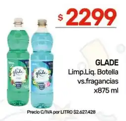 Nini Mayorista Glade limp.liq. botella vs.fragancias oferta