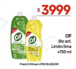 Nini Mayorista Cif bio act. limón/lima oferta