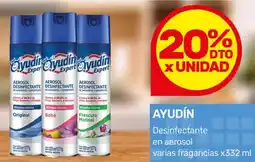 Nini Mayorista Ayudín desinfectante en aerosol varias fragancias oferta