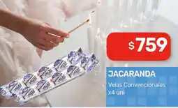 Nini Mayorista Jacaranda velas convencionales oferta