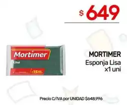 Nini Mayorista Mortimer esponja lisa oferta