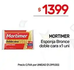 Nini Mayorista Mortimer esponja bronce doble cara oferta