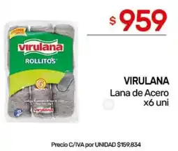 Nini Mayorista Virulana lana de acero oferta