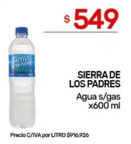 Nini Mayorista Sierra de los padres agua s/gas oferta