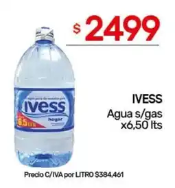 Nini Mayorista Ivess agua s/gas oferta