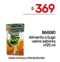 Nini Mayorista Baggio alimento c/jugo varios sabore oferta