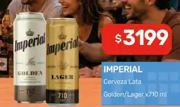 Nini Mayorista Imperial cerveza lata golden/lager oferta
