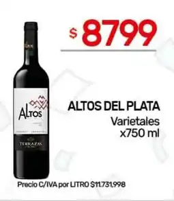 Nini Mayorista Altos del plata varietales oferta