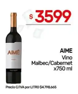 Nini Mayorista Aime vino malbec/cabernet oferta