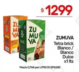 Nini Mayorista Zumuva tetra brick blanco/ blanco dulce oferta