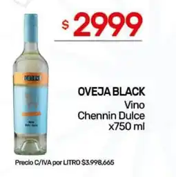Nini Mayorista Oveja black vino chennin dulce oferta