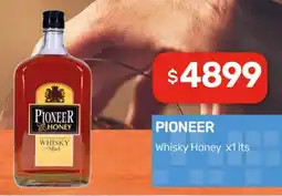Nini Mayorista Pioneer whisky honey oferta