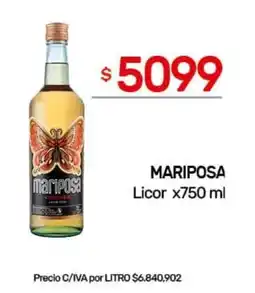 Nini Mayorista Mariposa licor oferta