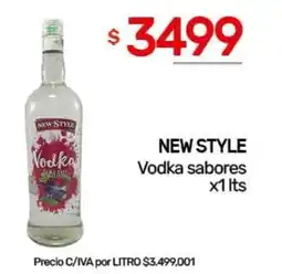 Nini Mayorista New style vodka sabores oferta