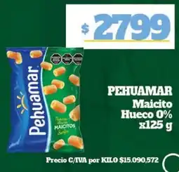 Nini Mayorista Pehuamar maicito hueco 0% oferta