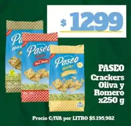 Nini Mayorista Paseo crackers oliva y romero oferta
