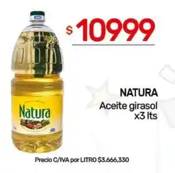 Nini Mayorista Natura aceite girasol oferta