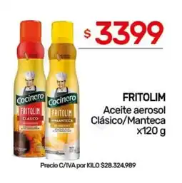 Nini Mayorista Fritolim aceite aerosol clásico/manteca oferta