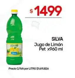 Nini Mayorista Silva jugo de limón pet oferta
