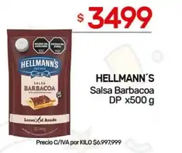Nini Mayorista Hellmann's salsa barbacoa dp oferta