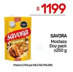Nini Mayorista Savora mostaza doy pack oferta