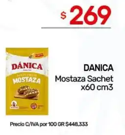Nini Mayorista Danica mostaza sachet oferta