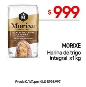 Nini Mayorista Morixe harina de trigo integral oferta