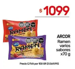 Nini Mayorista Arcor ramen varios sabores oferta