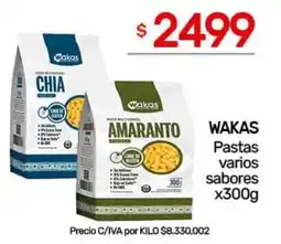 Nini Mayorista Wakas pastas varios sabores oferta