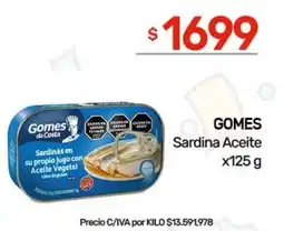 Nini Mayorista Gomes sardina aceite oferta