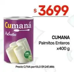 Nini Mayorista Cumana palmitos enteros oferta