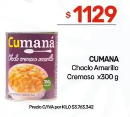 Nini Mayorista Cumana choclo amarillo cremoso oferta