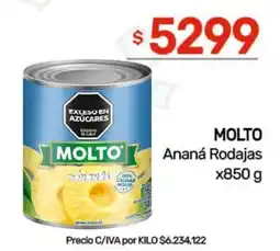 Nini Mayorista Molto ananá rodajas oferta