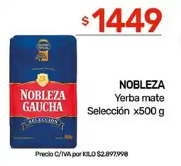Nini Mayorista Nobleza yerba mate selección oferta