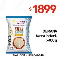 Nini Mayorista Cumana avena instant. oferta