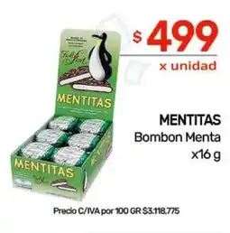 Nini Mayorista Mentitas bombon menta oferta