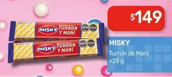 Nini Mayorista Misky turrón de mani oferta