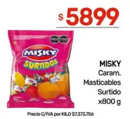 Nini Mayorista Misky caram. surtido oferta