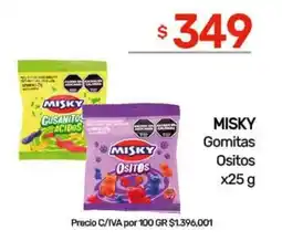Nini Mayorista Misky gomitas ositos oferta