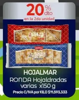 Nini Mayorista Hojalmar ronda hojaldradas varias oferta