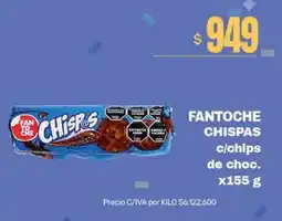 Nini Mayorista Fantoche chispas c/chips de choc. oferta