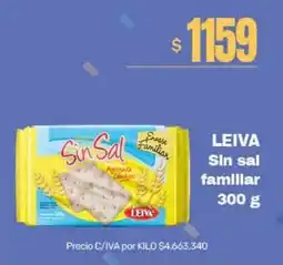 Nini Mayorista Leiva sin sal familiar oferta