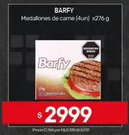 Nini Mayorista BARFY Medallones de carne oferta