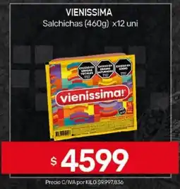 Nini Mayorista Vienissima salchichas oferta