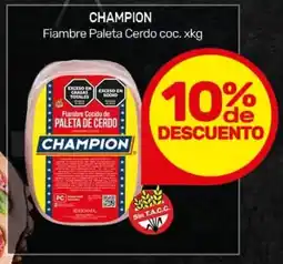 Nini Mayorista Champion fiambre paleta cerdo coc. oferta