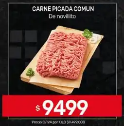 Nini Mayorista Carne picada comun de novillito oferta