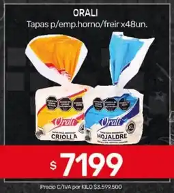 Nini Mayorista Orali tapas p/emp.horno/freir oferta