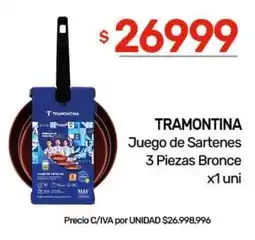Nini Mayorista Tramontina juego de sartenes oferta
