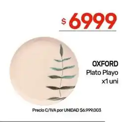 Nini Mayorista Oxford plato playo oferta